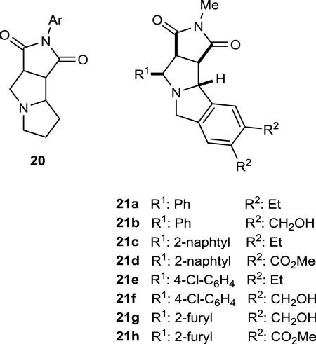 Frontiers | Recent insights about pyrrolidine core skeletons in ...