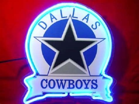 NFL Dallas Cowboys Football Neon Light Sign 7'' x 10'' - Neon