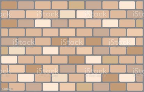 Brick Wall Vector Illustration Stock Illustration - Download Image Now - Abstract, Architecture ...