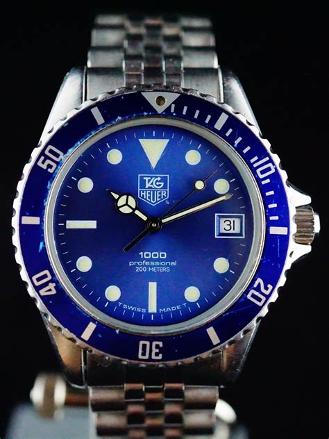 TAG Heuer 1000 Professional Diver Blue Dial (Ref 980.613N)