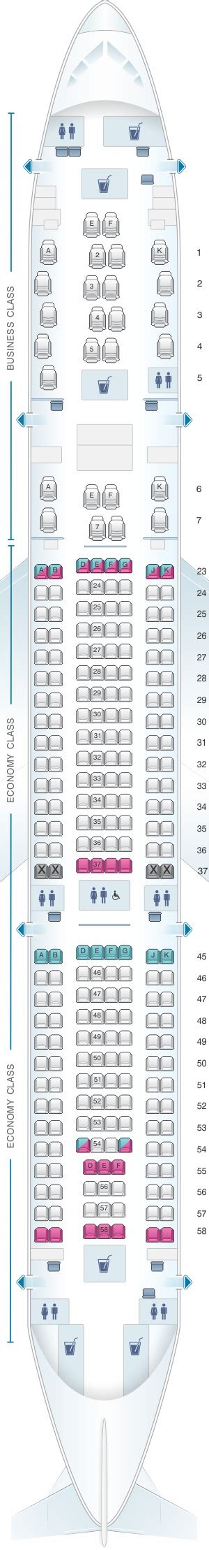 Qantas A330 Business Class Seat Map - Cherye Bette-Ann