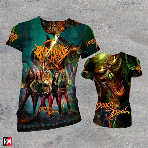 Burning Witches "Dance with the Devil" Allover T-shirt | ROCK MARK MERCH EUROPE