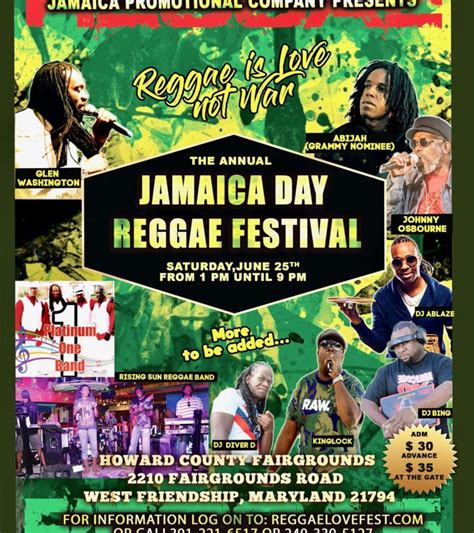 Events - Reggae Love Festival - Maryland