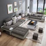 Customized high quality living room furniture living room sofa set fab