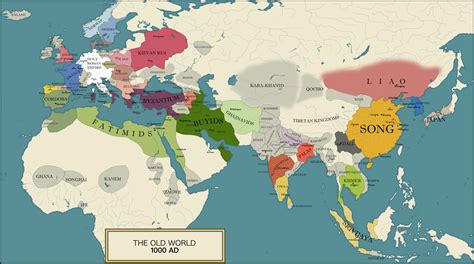 I made a map of the Old World in the year 1000! [OC][3302 × 1842] : r ...