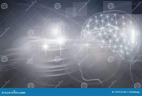 Brain Implant, Artificial Intelligence Stock Photo - Image of digital ...