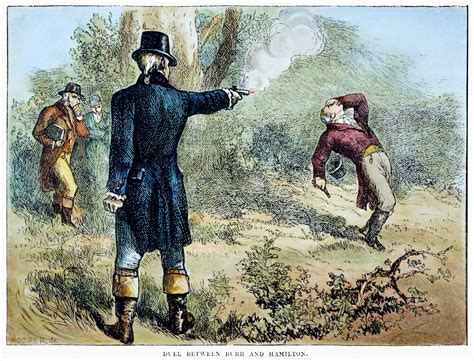 Posterazzi: Hamilton-Burr Duel 1804 Nthe Duel Fought Between Alexander ...