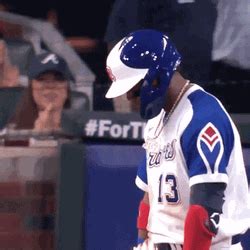 Ronald Acuna Jr Tapping His Chest GIF | GIFDB.com