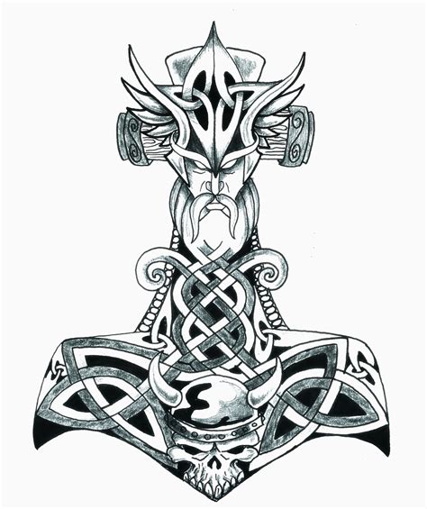 Mjollnir | Wikinger tattoo symbole, Wikinger ärmel-tätowierung, Nordische runen