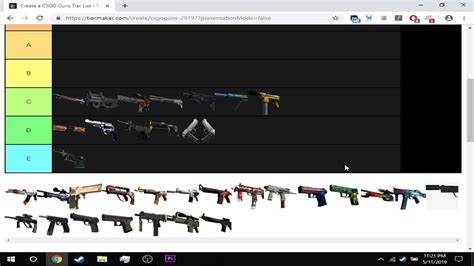 CSGO Weapon Tier List! - YouTube