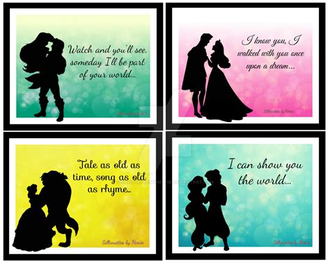 Disney Couples Love Quotes by SilhouettesbyMarie on DeviantArt