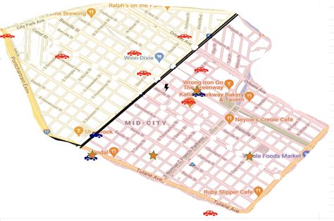 Crime Map March 19-25, 2023 - Mid-City Security District