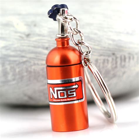 NOS Bottle Keyring Orange - Kool keyringsKool keyrings