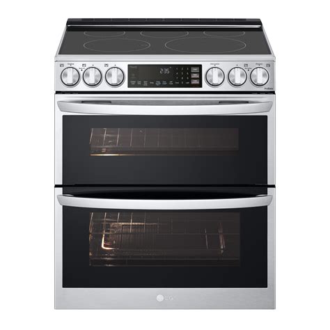 LG Air Fry Double Oven Electric Ranges at Lowes.com