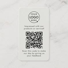 Google Reviews With QR Code And Business Logo Enclosure Card | Zazzle | Coding, Qr code, Google ...