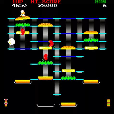 Burger Time Arcade - Retro Review and Video from RetroGamesNow