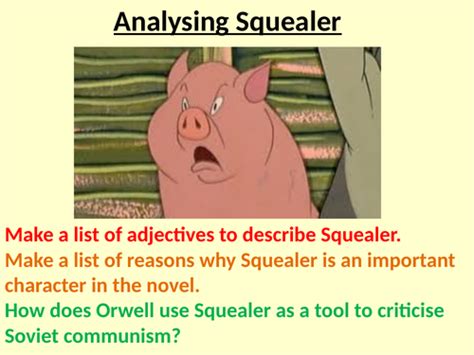 Squealer Animal Farm Lesson with full exam response | Teaching Resources