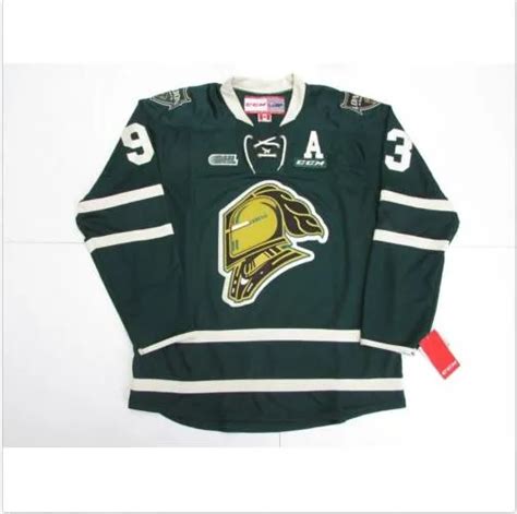 Mitch Marner OHL London Knights CCM Premier Jersey Green/Black From ...