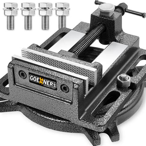 Buy Bench Vise, 4-1/4" Drill Press Vise with Forged Steel Design, 4-3/8" Max Jaw Opening, Heavy ...