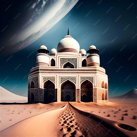 Premium AI Image | Taj Mahal Night view