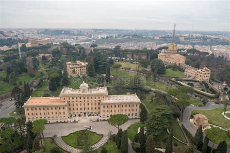 Vatican city aerial view stock photo. Image of rome - 111903796