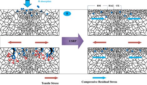 Schematic diagram of anti-hydrogen embrittlement mechanism of ...