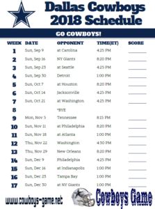 Cowboys Game | Live Stream, TV schedule, Dallas Cowboys, How to watch free online