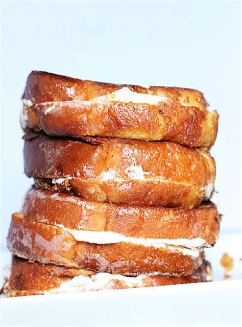 Cream Cheese Stuffed French Toast - Table for Seven