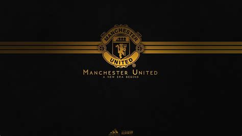 Manchester United Wallpaper Black