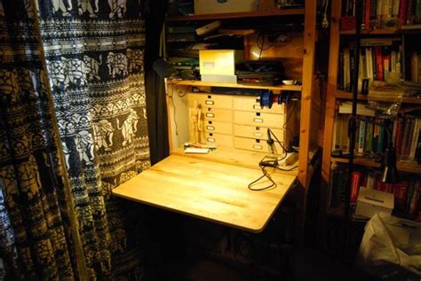 Workbench Hidden in an Ikea Shelf | Make: | Ikea shelves, Ikea bookshelves, Ikea