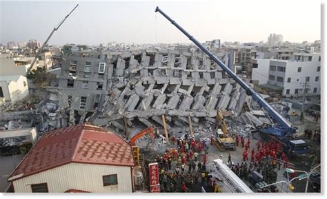 Update: Taiwan earthquake kills 23, more than 130 trapped under collapsed building rubble ...