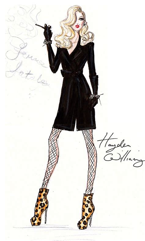 Hayden Williams Fashion Illustrations: ‎'Femme Fatale' - By Hayden Williams