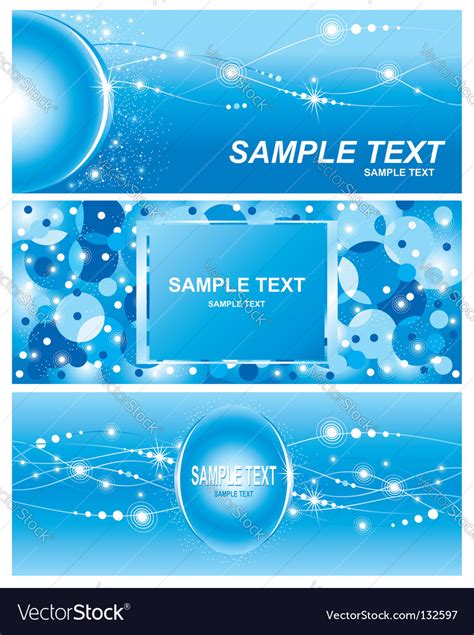 Set of electricity blue background Royalty Free Vector Image