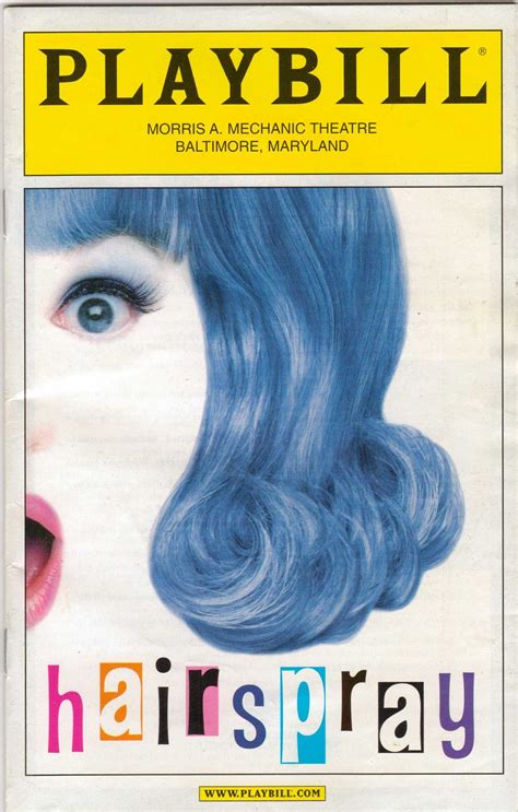 Hairspray Playbill Broadway Plays, Musical Plays, Broadway Theatre ...