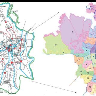 Location map of Imphal town showing sanitary wards. | Download Scientific Diagram