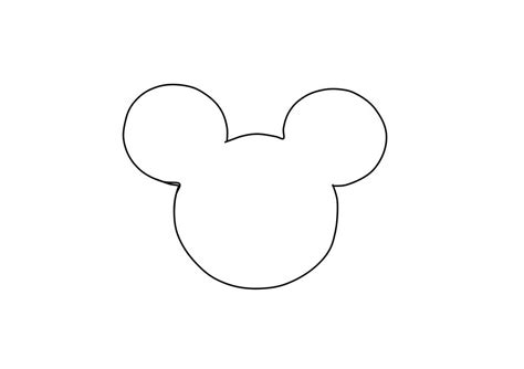 8 Best Images of Free Printable Template Mickey Mouse - Mickey Mouse Head Template, Mickey Mous ...