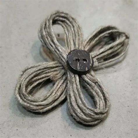 Grey Jute Flower, For Decoration at Rs 6/piece in Delhi | ID: 2850180166012