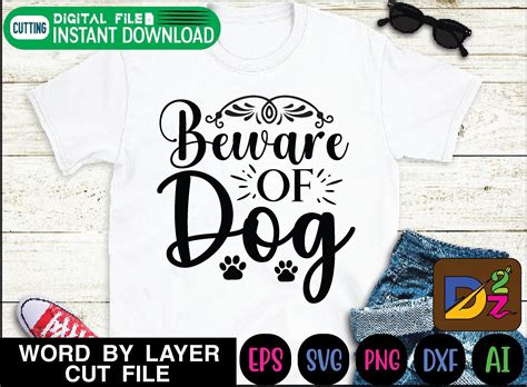 Beware of Dog Svg Graphic by DESIGN ZONE 2 · Creative Fabrica