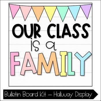 Our Class is a Family Bulletin Board Kit | Back to School Hallway Display