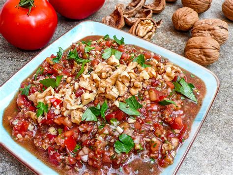 Turkish tomato walnut salad | Recipe | A kitchen in Istanbul