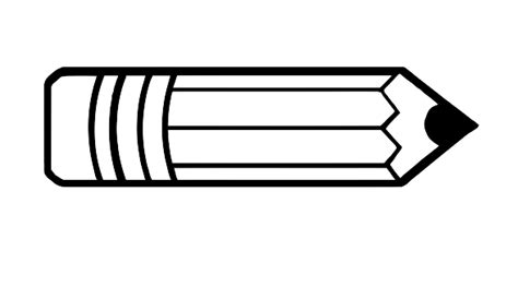 Pencil Outline Clip Art at Clker.com - vector clip art online, royalty free & public domain