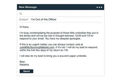 Top 10 Amazingly Creative Out-Of-Office Email Inspirations - Business ...