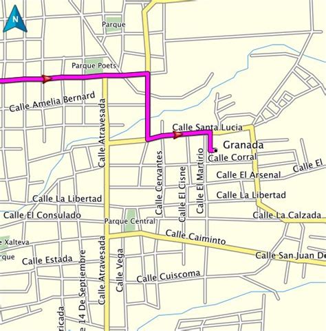 Granada Nicaragua Map Driving Directions - http://www.gpsetravelguides.com/page/nicaragua-gps ...