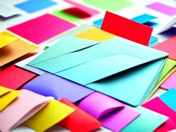 A pile of colorful folded paper sitting on top of a table Image & Design ID 0000483103 ...