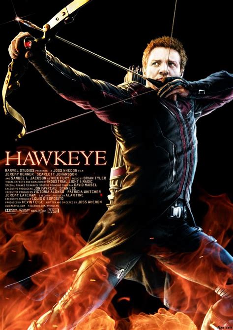 Hawkeye Movie Poster - Jeremy Renner | Hawkeye | Pinterest | Marvel avengers, Clint barton and ...