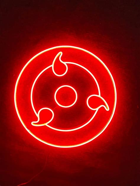 Buy "Sharingan" - Naruto Neon Sign Online India – acrylicsheetsindia