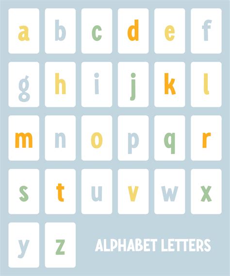 Small Printable Alphabet Letters