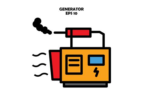 Electrical Generator Icon Graphic by verry studio · Creative Fabrica