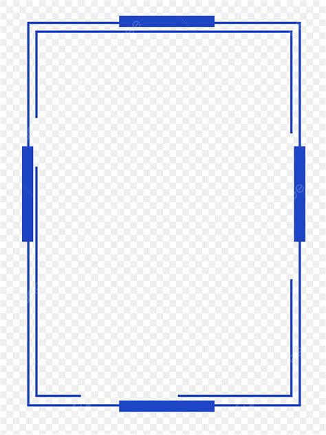 Blue Square Frame Hd Transparent, Blue Square Frame Frame, Rectangle Clipart, Classical Border ...