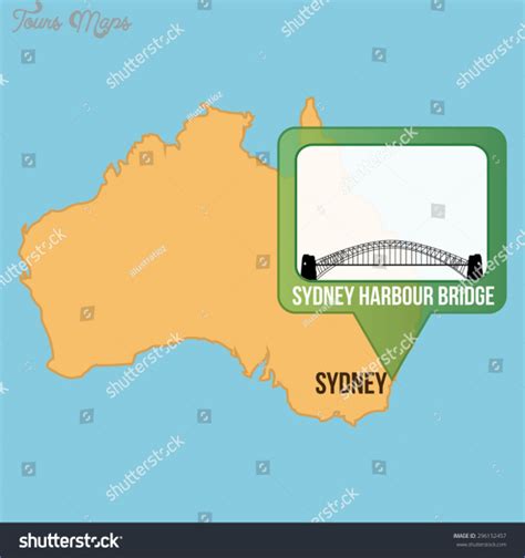 SYDNEY HARBOUR BRIDGE MAP - ToursMaps.com